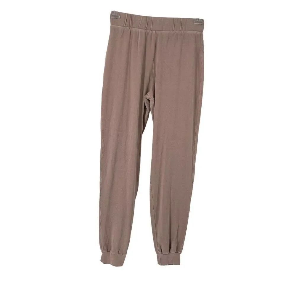Fashion Nova Ribbed Jogger Pants Blush Pink Womens Size Medium Athleisure Lounge